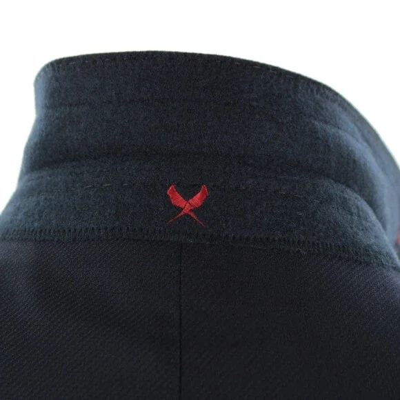 Cardinal of Canada NWT 100% Wool Sport Coat Size 40S US In Solid Navy Blue